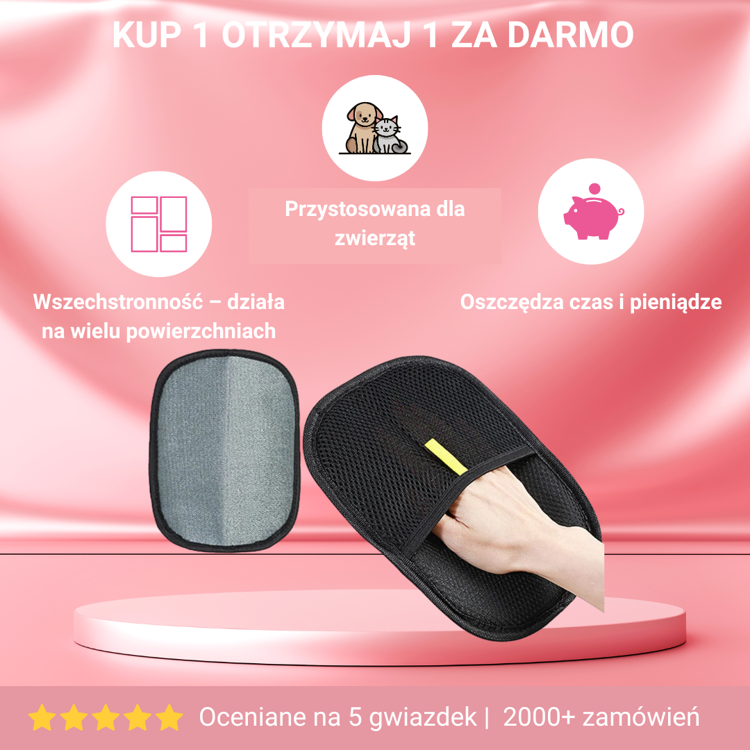 Pupilowa Rękawica – koniec z sierścią w kilka sekund