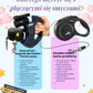 SmyczFLEX PRO 3-w-1 — podwójna smycz + LED + dyspenser